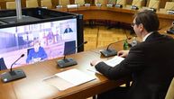 Počeo sastanak Vučića i Merkelove putem video-poziva