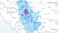Mapa broja obolelih u Srbiji: Tri grada su žarište, više od pola zaraženih samo u Beogradu