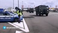 Emotivan snimak iz Italije: Policija salutira kamionima koji odvoze tela umrlih, sirene zavijaju