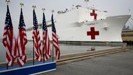 Vojni brod-bolnica zaplovio ka Njujorku: "Komfort", koji je bio naftni tanker, ima 1.000 ležajeva
