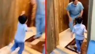 Snimak koji slama i najtvrđa srca: Evo šta je ovaj lekar uradio kada mu je sin pojurio u zagrljaj