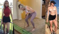 Bila je u centru seks skandala, skinula se gola, a sada je ova Hrvatica ogromnim grudima igrala golf