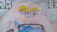 Ganuće vas crtež devojčice (12) iz Niša: Naši lekari koji se bore protiv korone su i njeni heroji