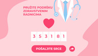 "Srce za zdravstvene radnike" na Telegrafu: Hajdemo zajedno do prvog miliona