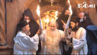 Čudo Svetog plamena uoči Uskrsa: Upaljen Blagodatni oganj u Jerusalimu, bez vernika