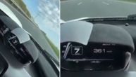 "Ovako se vozi u vreme korone!": Bahati vozač "nagazio" 360 na sat tokom policijskog časa
