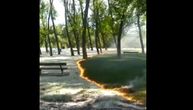 Uništavanje polena kakvo još niste videli: Vatra sve guta, ali trava ostaje neoštećena