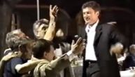 Tumba u transu peva na stolici, Koja, Bjela i Bora gosti: Ludi snimak proslave Kupa Partizana