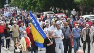 Partizanske pesme odjekivale Sarajevom tokom protesta zbog mise za Blajburg