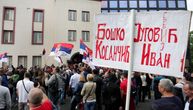 Pristalice Boška Obradovića održale protest ispred Skupštine