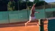 Nole, pogledaj šta ja umem: Luka Dončić pokazao Đokoviću da ima dara i za tenis