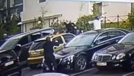 Uznemirujući snimak napada na Zvicera: Izleteli iz kola i počeli da pucaju, kamere sve snimile