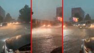 Nezapamćeno nevreme u prestonici: Potop kod Marakane, Novi Beograd u pola metra vode, tramvaji stoje