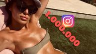 Anastasija je od ovog jutra 6. Srpkinja koju zvanično prati više od MILION ljudi na Instagramu!