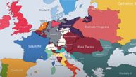 Na mapi je i Srbija: Ko su bili vladari Evrope i kako su se menjale granice carstva i država