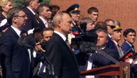 Vučić iza Putina tokom svečanosti povodom Parade pobede