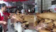 UZNEMIRUJUĆE Jezivi prizori sa pijace u Kini: Festival psećeg mesa u toku, posetioci čekaju porcije