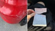 "Mnogo mi je žao, javite se": Beograđanku na parkingu sačekali oštećen auto i simpatična poruka