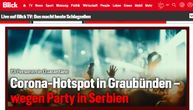 Zbog žurki u Beogradu korona buknula u Švajcarskoj: U karantinu 73 ljudi