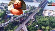 Porođaj nasred Pančevačkog mosta, saobraćaj u kolapsu: Jedna devojčica nije mogla da čeka