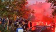 Žestoko vređanje Šukera u Osijeku, bakljada navijača ispred stadiona