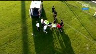 Golman Napretka hitno prevezen u bolnicu posle gola koji je primio od Partizana