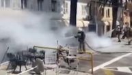 Požar na rivi u Splitu, potpuno izgoreli motori: Vatra zahvatila i baštu kafića