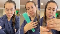 "Da vam pokažem šta radi COVID-19": Potresan snimak Alise Milano, gubi kosu nakon korona virusa