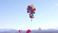 Leteo na visini od 7.000 metara sa 52 balona: Spektakularni trik mađioničara