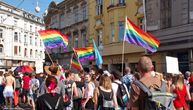 Parada ponosa u Zagrebu, traži se promena ustava, učesnici i političari, među kojima i Milošević