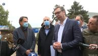 Vučić obišao gradilište kovid bolnice u Zemunu: "Pred nama je teška zima, ali smo spremni"