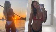 Ruska šampionka uživa u Kaliforniji: Polugola radila sklekove na terasi, deli seksi fotke sa plaže