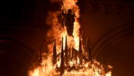 Zapaljena crkva, srušio se toranj: Haos u Čileu na godišnjicu krvavih protesta