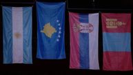 Zastava tzv. Kosova iznad srpske na pobedničkom postolju: Slika koju niko nije želeo da vidi
