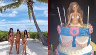 Kim iskeširala brdo para kako bi na privatnom ostrvu proslavila 40. rođendan, ali torta je "jadna"