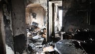 Jezive slike dan posle požara: Od stana iz kog su izvlačili devojčicu ostalo zgarište, oseća se dim