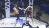 Nikad viđen MMA nokaut: Rus onesvestio rivala, ovaj se ukočio i ostao da stoji u ringu