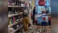 Flaše lomim, ruke mi krvave: Razbijala boce u supermarketu, napravila štetu oko 109.000 evra