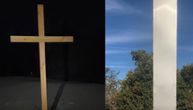 Razbili monolit u Kaliforniji: Umesto njega stavili  krst i vikali "Hrist je kralj"