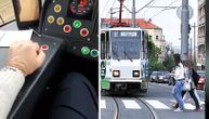 Vozač tramvaja u Beogradu pokazuje koliko mu treba da zakoči: "Ne izlećite po ovakvom vremenu"