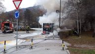 Drama u Niškoj Banji, zapalio se autobus: Putnici istrčali pre nego što se vatra rasplamsala