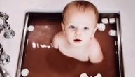 Čokoladna kupka za gospodina: Bebi mama napravila neviđeni ugođaj u sudoperi