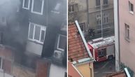 Požar u centru Beograda: Goreo stan u Dalmatinskoj, vatra zahvatila terasu i kuhinju