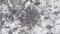Pogledajte kako iz svemira izgleda Madrid koji je danima okovan snegom