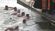 Možda najtužnije plivanje za Časni krst, uz mere: 12 plivača u ledenom Savskom jezeru, svi pobednici