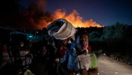 Izbio požar u kampu na Samosu: Evakuisano više od 500 migranata