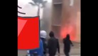 Novi snimak divljanja navijača Marselja: Trening kamp u dimu i totalnom plamenu