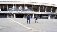 Nove fotke iz Humske: Uhapšena jedna osoba na stadionu, uklonjen sporan transparent Belivukove grupe