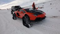 Šta sve Lamborghini može u snegu, kada mu staviš gusenice umesto točkova?