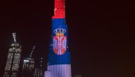 Zastava Srbije na najvišoj građevini na svetu: Dubai obeležio Sretenje u našu čast